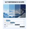 OutdoorMaster Falcon Ski Goggles Lens by ZEISS, OTG Snowboard Goggles Anti-fog, Magnetic Interchangeable Lens, Snow Goggles(A-hydrored Vlt 25% + Yellowlens)