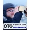 OutdoorMaster Falcon Ski Goggles Lens by ZEISS, OTG Snowboard Goggles Anti-fog, Magnetic Interchangeable Lens, Snow Goggles(A-hydrorose Vlt 19% + Yellowlens)