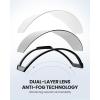 OutdoorMaster Falcon Ski Goggles Lens by ZEISS, OTG Snowboard Goggles Anti-fog, Magnetic Interchangeable Lens, Snow Goggles(Lens-clear Vlt 99%)