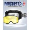 OutdoorMaster Falcon Ski Goggles Lens by ZEISS, OTG Snowboard Goggles Anti-fog, Magnetic Interchangeable Lens, Snow Goggles(Lens-polarisedyellow Vlt 75%)
