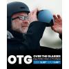 OutdoorMaster Heron Ski Goggles with 2 Lens, Frameless, Magnetic Interchangeable HD Toric Lens, OTG Snowboard Goggles(A-blackframe Lightblue Vlt 80% + Silverlens)