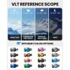 OutdoorMaster Heron Ski Goggles with 2 Lens, Frameless, Magnetic Interchangeable HD Toric Lens, OTG Snowboard Goggles(A-blackframe Revogreen Vlt 18% + Yellowlens)