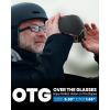 OutdoorMaster Heron Ski Goggles with 2 Lens, Frameless, Magnetic Interchangeable HD Toric Lens, OTG Snowboard Goggles(A-designframe Black Vlt 8% + Yellowlens)