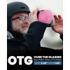 OutdoorMaster Heron Ski Goggles with 2 Lens, Frameless, Magnetic Interchangeable HD Toric Lens, OTG Snowboard Goggles(A-whiteframe Pink Vlt 46% + Silverlens)