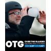 OutdoorMaster Heron Ski Goggles with 2 Lens, Frameless, Magnetic Interchangeable HD Toric Lens, OTG Snowboard Goggles(A-whiteframe Silver Vlt 10% + Yellowlens)