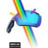 OutdoorMaster Heron Ski Goggles with 2 Lens, Frameless, Magnetic Interchangeable HD Toric Lens, OTG Snowboard Goggles(Lens-blue Vlt 38%)