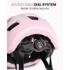 OutdoorMaster Kids Bike Helmet – Full Face Helmet for Kids – Adjustable, Detachable and Lightweight – for Multi-Sport – from Toddler to Youth(Pink)