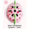 OutdoorMaster Kids Helmet, Bike Helmet for 1 Year Older Toddlers to Youths, 2 Sizes, Dial Fit Adjustment, Premium Safety & Ventilation, Multi-Sport Helmet for Bicycles, Skates, Scooters & Longboards(Pink Dinosaur)