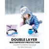 OutdoorMaster Kids Ski Snow Gloves, 3M Thinsulate Winter Windproof Waterproof Thermal Gloves for Boys & Girls, Fits Youth Winter Sports, Skiing, Snowboard(Blue)