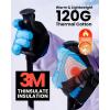 OutdoorMaster Kids Ski Snow Gloves, 3M Thinsulate Winter Windproof Waterproof Thermal Gloves for Boys & Girls, Fits Youth Winter Sports, Skiing, Snowboard(Blue)