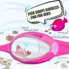 OutdoorMaster Kids Swim Goggles 2 Pack – Quick Adjustable Strap Swimming Goggles for Kids(2 Pack-e)