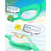 OutdoorMaster Kids Swim Goggles 2 Pack – Quick Adjustable Strap Swimming Goggles for Kids(Revo Blue Cyan)