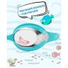 OutdoorMaster Kids Swim Goggles 2 Pack – Quick Adjustable Strap Swimming Goggles for Kids(Silver Blue)