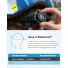 OutdoorMaster MIPS Kids Bike Helmet – Panther Jr. Toddler Helmet – Adjustable, Lightweight and Certified Kids Helmet – MIPS Bicycle Helmet for Kids Ages 5-13(Dark Blue Shark)