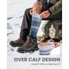 OutdoorMaster Merino Wool Ski Socks for Men & Women, Unisex Thermal Winter Warm Snowboarding Socks for Cold Weather(Baby Blue)