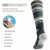 OutdoorMaster Merino Wool Ski Socks for Men & Women, Unisex Thermal Winter Warm Snowboarding Socks for Cold Weather(Dark Green)