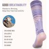 OutdoorMaster Merino Wool Ski Socks for Men & Women, Unisex Thermal Winter Warm Snowboarding Socks for Cold Weather(Purple Pink)