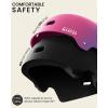 OutdoorMaster Skateboard Cycling Helmet – Two Removable Liners Ventilation Multi-Sport Scooter Roller Skate Inline Skating Rollerblading for Kids, Youth & Adults(Sorbet)