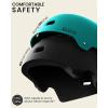 OutdoorMaster Skateboard Cycling Helmet – Two Removable Liners Ventilation Multi-Sport Scooter Roller Skate Inline Skating Rollerblading for Kids, Youth & Adults(Sea Green)