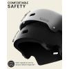 OutdoorMaster Skateboard Cycling Helmet – Two Removable Liners Ventilation Multi-Sport Scooter Roller Skate Inline Skating Rollerblading for Kids, Youth & Adults(White Black Gradient)