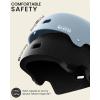OutdoorMaster Skateboard Cycling Helmet – Two Removable Liners Ventilation Multi-Sport Scooter Roller Skate Inline Skating Rollerblading for Kids, Youth & Adults(Matte Crystal Blue)
