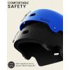 OutdoorMaster Skateboard Cycling Helmet – Two Removable Liners Ventilation Multi-Sport Scooter Roller Skate Inline Skating Rollerblading for Kids, Youth & Adults(Deep Blue)