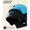 OutdoorMaster Skateboard Cycling Helmet – Two Removable Liners Ventilation Multi-Sport Scooter Roller Skate Inline Skating Rollerblading for Kids, Youth & Adults(Blue)