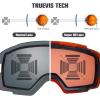 OutdoorMaster Ski Goggles Horizon – Snowboard Goggles with Ultra View, Frameless, Interchangeable Magnetic Lens