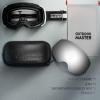 OutdoorMaster Ski Goggles PRO – Frameless, Interchangeable Lens 100% UV400 Protection Snow Goggles for Men & Women(A11-whiteframe Revosilverlens Vlt10%)