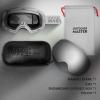 OutdoorMaster Ski Goggles PRO – Frameless, Interchangeable Lens 100% UV400 Protection Snow Goggles for Men & Women(A1-greyframe Revosilverlens Vlt10%)