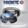 OutdoorMaster Ski Goggles PRO – Frameless, Interchangeable Lens 100% UV400 Protection Snow Goggles for Men & Women(A1-greyframe Revosilverlens Vlt10%)