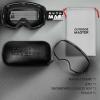 OutdoorMaster Ski Goggles PRO – Frameless, Interchangeable Lens 100% UV400 Protection Snow Goggles for Men & Women(Blackframe Clearlens Vlt99%)