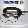OutdoorMaster Ski Goggles PRO – Frameless, Interchangeable Lens 100% UV400 Protection Snow Goggles for Men & Women(Blackframe Clearlens Vlt99%)
