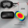 OutdoorMaster Ski Goggles PRO – Frameless, Interchangeable Lens 100% UV400 Protection Snow Goggles for Men & Women(Blackframe Revocolorfullens Vlt15%)