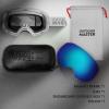 OutdoorMaster Ski Goggles PRO – Frameless, Interchangeable Lens 100% UV400 Protection Snow Goggles for Men & Women(Greyframe Revobluelens Vlt15%)
