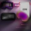 OutdoorMaster Ski Goggles PRO – Frameless, Interchangeable Lens 100% UV400 Protection Snow Goggles for Men & Women(Pinkframe Purplerevoredlens Vlt45%)