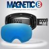 OutdoorMaster Ski Goggles PRO – Frameless, Interchangeable Lens 100% UV400 Protection Snow Goggles for Men & Women(Polarized Sapphire Vlt14%)