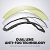OutdoorMaster Ski Goggles PRO Replacement Lens – 20+ Choices(Vlt 91% Yellow)