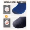 OutdoorMaster Ski Socks, 2-Pair Pack Skiing and Snowboarding Thermal Socks for Men with Non-Slip Cuff Design(Dark Blue)