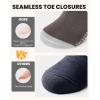 OutdoorMaster Ski Socks, Snowboarding Socks for Men & Women, Thermal Winter Warm & Breathable, Over The Calf Non-Slip Cuff(A-gray)