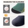 OutdoorMaster Ski Socks, Snowboarding Socks for Men & Women, Thermal Winter Warm & Breathable, Over The Calf Non-Slip Cuff(A-green)