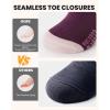 OutdoorMaster Ski Socks, Snowboarding Socks for Men & Women, Thermal Winter Warm & Breathable, Over The Calf Non-Slip Cuff(A-purple)