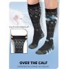 OutdoorMaster Ski Socks, Snowboarding Socks for Men & Women, Thermal Winter Warm & Breathable, Over The Calf Non-Slip Cuff(Gray)
