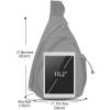 OutdoorMaster Sling Bag, Hiking Daypack, Crossbody Shoulder Chest Urban Outdoor Travel Backpack for Women & Men(Black)
