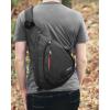 OutdoorMaster Sling Bag, Hiking Daypack, Crossbody Shoulder Chest Urban Outdoor Travel Backpack for Women & Men(Black)