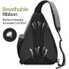 OutdoorMaster Sling Bag, Hiking Daypack, Crossbody Shoulder Chest Urban Outdoor Travel Backpack for Women & Men(Gray)