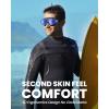 OutdoorMaster Swim Mask – Wide View Swimming Mask & Goggles Anti-fog Waterproof(Bb-blue Mirror)
