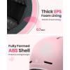 OutdoorMaster Toddler Helmet, Toddler Bike Helmet, Bike Helmet for Youth Boys & Girls, Kids Helmet with Visor, Dial Fit Adjustment Ventilation Multi-Sport Helmet for Bicycle Skate Scooter Longboard(Power Pink)