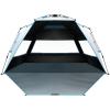 OutdoorMaster Beach Tent with Blackout Shelter Technology, Portable Sun Shade Shelter 4 Person, Pop Up Beach Tents with UPF 50+ UV Protection, 9.5mm Thick Pole, 3 Ventilating Mesh Windows -Green(Ocracoke Coast)
