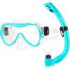 OutdoorMaster Marlin Kids Snorkel Set, Adjustable Strap Dry Top Diving Mask, Anti-Fog Snorkeling Mask Gear, Kids Swimming Goggles for Boys and Girls, Age 6-14